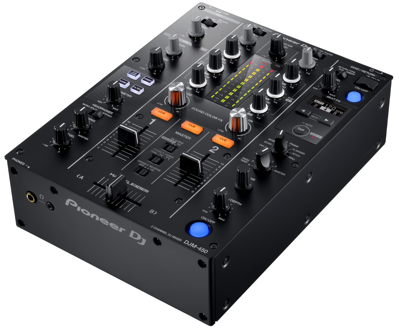 AUDIOIBIZA MESA DE MEZCLAS PIONEER DJ DJM 450 ANGLE